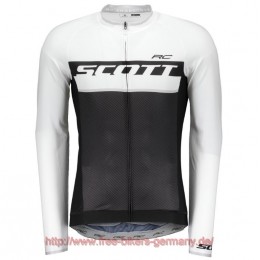 2018 Scott RC PRO Weiß Fahrradtrikot Langarm 2018 Scott RC PRO Weiß Fahrradtrikot Langarm