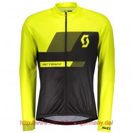 2018 Scott RC TEAM 10 sulphur gelb Fahrradtrikot Langarm 2018 Scott RC TEAM 10 sulphur gelb Fahrradtrikot Langarm