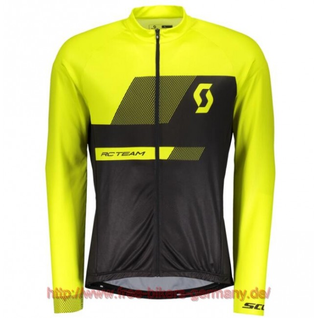 2018 Scott RC TEAM 10 sulphur gelb Fahrradtrikot Langarm 2018 Scott RC TEAM 10 sulphur gelb Fahrradtrikot Langarm