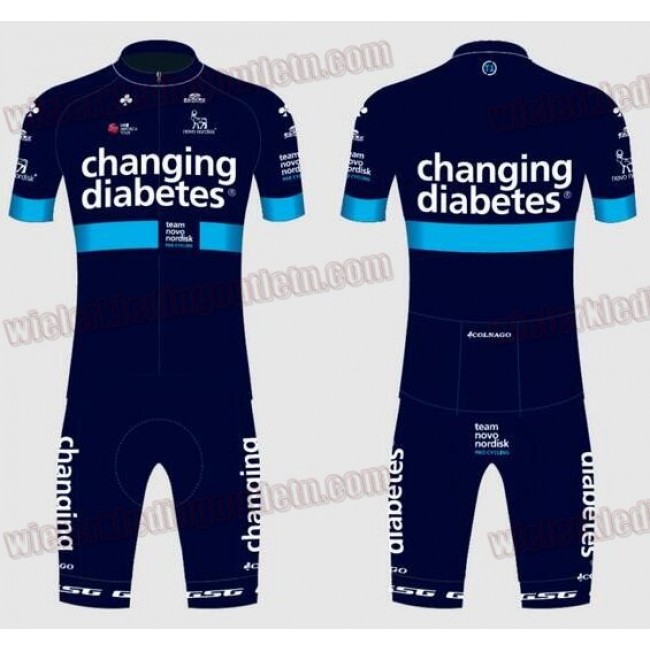 Novo Nordisk 2018 Radbekleidung Satz Trikot Kurzarm+Trägerhosen Sets Grün Novo Nordisk 2018 Radbekleidung Satz Trikot Kurzarm+Trägerhosen Sets Grün