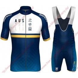 Radsport Australia national team 2018 Radbekleidung Satz Trikot Kurzarm+Trägerhosen Set Radsport Australia national team 2018 Radbekleidung Satz Trikot Kurzarm+Trägerhosen Set