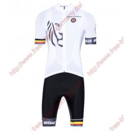 Radsport Bioracer Van Vlaanderen Weiß schwarz 2018 Radbekleidung Satz Trikot Kurzarm+Trägerhosen Set Radsport Bioracer Van Vlaanderen Weiß schwarz 2018 Radbekleidung Satz Trikot Kurzarm+Trägerhosen Set