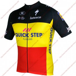 Radsport Quick Step Floors Belgium Champion 2018 Trikot Kurzarm Radsport Quick Step Floors Belgium Champion 2018 Trikot Kurzarm