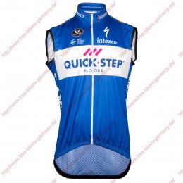 Radsport Quick Step Floors 2018 Windstopper ärmelloses Trikot Kurz Radsport Quick Step Floors 2018 Windstopper ärmelloses Trikot Kurz
