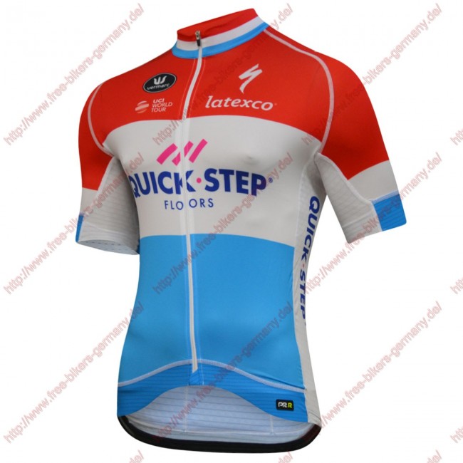 Radsport Quick Step Floors 2018 Luxembourg Champion Trikot Kurzarm Radsport Quick Step Floors 2018 Luxembourg Champion Trikot Kurzarm