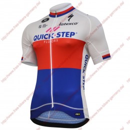 Radsport Quick Step Floors 2018 Czech champion Trikot Kurzarm Radsport Quick Step Floors 2018 Czech champion Trikot Kurzarm