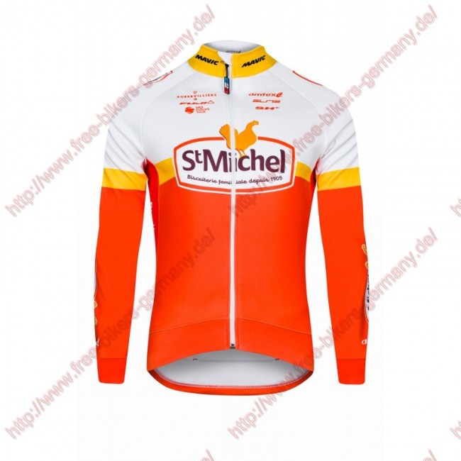 Radsport SAINT MICHEL AUBER 93 Trikot Langarm Radsport SAINT MICHEL AUBER 93 Trikot Langarm
