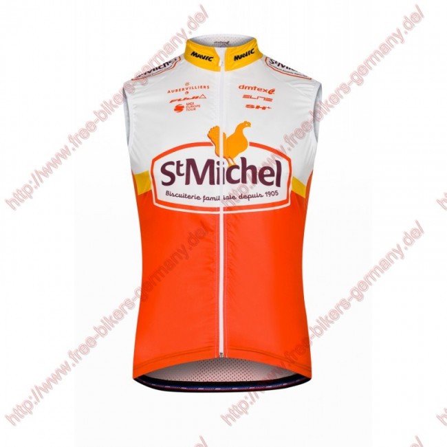 Radsport SAINT MICHEL AUBER 93 Windstopper ärmelloses Trikot Kurz Radsport SAINT MICHEL AUBER 93 Windstopper ärmelloses Trikot Kurz
