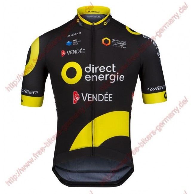 Radsport TEAM DIRECT ENERGIE 2018 Trikot Kurzarm Radsport TEAM DIRECT ENERGIE 2018 Trikot Kurzarm