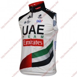 Radsport UAE 2018 Windstopper ärmelloses Trikot Kurz Radsport UAE 2018 Windstopper ärmelloses Trikot Kurz