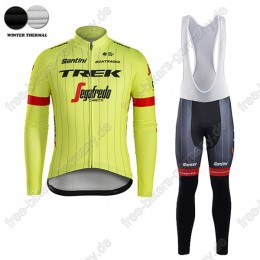 Profiteam 2018 TREK SEGAFREDO Pro gelb Winter Fahrradbekleidung Trikot Langarm+Lang Trägerhose Profiteam 2018 TREK SEGAFREDO Pro gelb Winter Fahrradbekleidung Trikot Langarm+Lang Trägerhose
