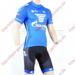 Profiteam 2018 Gazprom-Rusvelo Fahrradbekleidung Trikot Kurzarm+Radhose Profiteam 2018 Gazprom-Rusvelo Fahrradbekleidung Trikot Kurzarm+Radhose