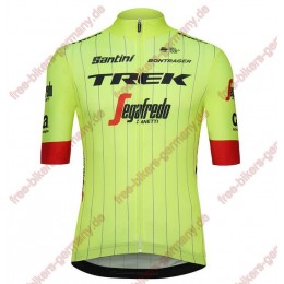Profiteam 2018 Trek Segafredo fluo gelb Trikot Kurzarm Outlet