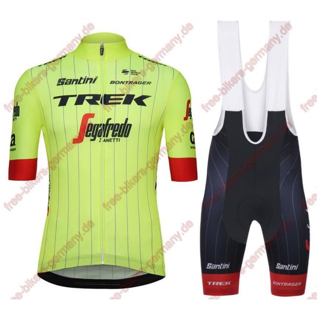Profiteam 2018 Trek Segafredo fluo gelb Radbekleidung Satz Trikot Kurzarm+Trägerhosen Set Profiteam 2018 Trek Segafredo fluo gelb Radbekleidung Satz Trikot Kurzarm+Trägerhosen Set