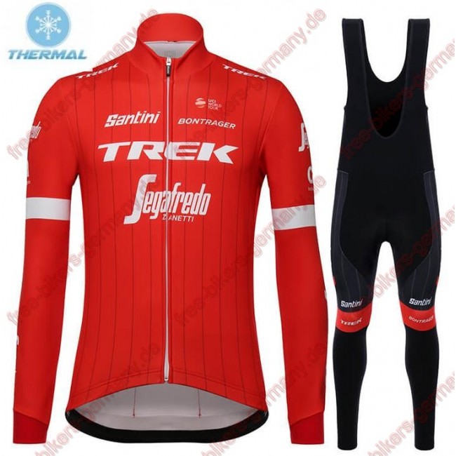 Profiteam 2018 Trek Segafredo rot thermique Fahrradbekleidung Trikot Langarm+Lang Trägerhose Profiteam 2018 Trek Segafredo rot thermique Fahrradbekleidung Trikot Langarm+Lang Trägerhose