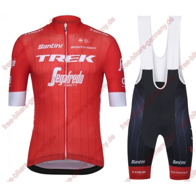 Profiteam 2018 Trek Segafredo rot Radbekleidung Satz Trikot Kurzarm+Trägerhosen Set Profiteam 2018 Trek Segafredo rot Radbekleidung Satz Trikot Kurzarm+Trägerhosen Set