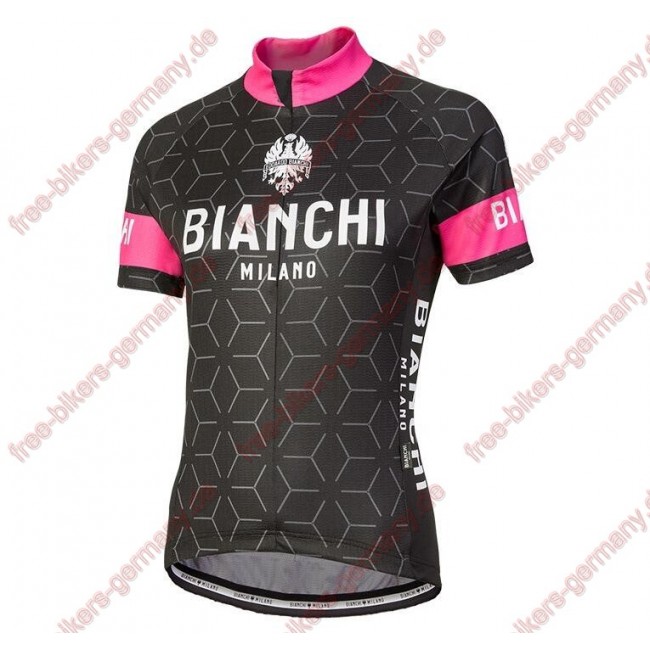Profiteam 2018 Bianchi Milano Nevola schwarz pink Damen Trikot Kurzarm 31764QF Profiteam 2018 Bianchi Milano Nevola schwarz pink Damen Trikot Kurzarm 31764QF
