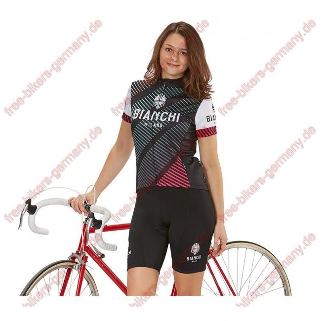 Profiteam 2018 Bianchi Milano Atella Damen Fahrradbekleidung Trikot Kurzarm+Radhose 89014HA Profiteam 2018 Bianchi Milano Atella Damen Fahrradbekleidung Trikot Kurzarm+Radhose 89014HA