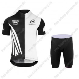 Assos SS.Capeepicx Equipe Trikot Kurzarm+Fahrradhose schwarz Weiß 2018 Assos SS.Capeepicx Equipe Trikot Kurzarm+Fahrradhose schwarz Weiß 2018