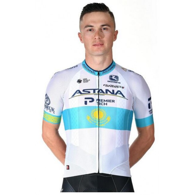 Fahrradbekleidung Radsport 2020 Astana Pro Team Trikot Kurzarm Outlet Weiß Fahrradbekleidung Radsport 2020 Astana Pro Team Trikot Kurzarm Outlet Weiß