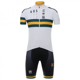 Fahrradbekleidung Radsport 2020 Australien Radbekleidung Satz Trikot Kurzarm+Fahrradhose Set Outlet