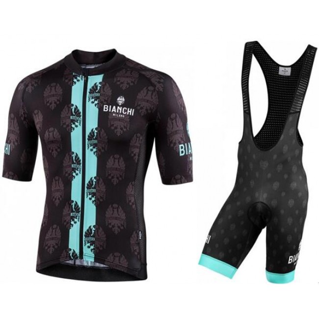 Fahrradbekleidung Radsport 2020 BIANCHI MILANO Roncaccio Trikot Kurzarm Outlet+Palizzi Trägerhosen Set schwarz Fahrradbekleidung Radsport 2020 BIANCHI MILANO Roncaccio Trikot Kurzarm Outlet+Palizzi Trägerhosen Set schwarz