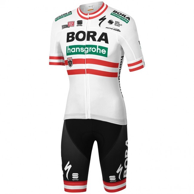 Fahrradbekleidung Radsport 2020 BORA-hansgrohe Austrian Champion Radbekleidung Satz Trikot Kurzarm+Fahrradhose Set Outlet Fahrradbekleidung Radsport 2020 BORA-hansgrohe Austrian Champion Radbekleidung Satz Trikot Kurzarm+Fahrradhose Set Outlet