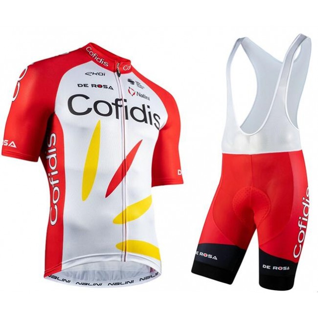 Fahrradbekleidung Radsport 2020 COFIDIS SOLUTIONS CREDITS Radbekleidung Satz Trikot Kurzarm+Trägerhosen Set Outlet Fahrradbekleidung Radsport 2020 COFIDIS SOLUTIONS CREDITS Radbekleidung Satz Trikot Kurzarm+Trägerhosen Set Outlet