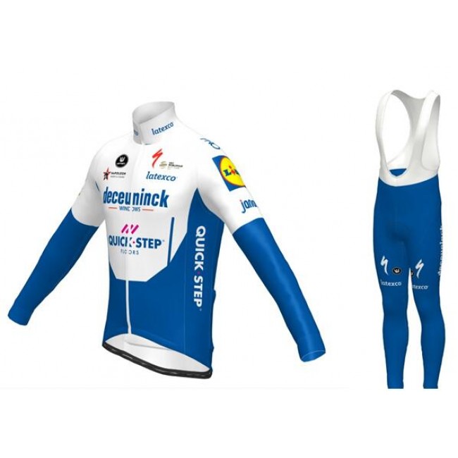 Fahrradbekleidung Radsport 2020 DECEUNINCK QUICK-STEP Trikot Langarm+ Trägerhosen Set Fahrradbekleidung Radsport 2020 DECEUNINCK QUICK-STEP Trikot Langarm+ Trägerhosen Set