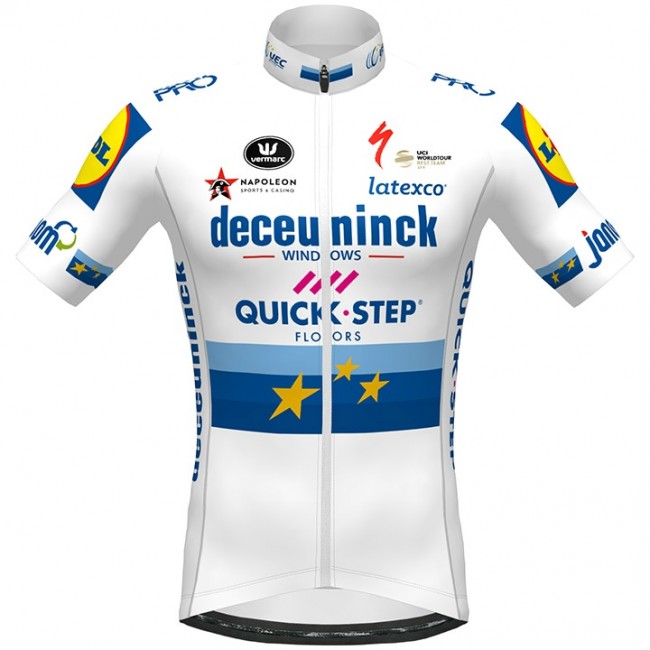 Fahrradbekleidung Radsport 2020 DECEUNINCK QUICK-STEP European Champion Trikot Kurzarm Outlet Fahrradbekleidung Radsport 2020 DECEUNINCK QUICK-STEP European Champion Trikot Kurzarm Outlet