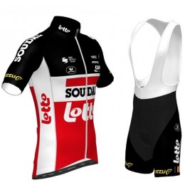 Fahrradbekleidung Radsport 2020 LOTTO SOUDAL Radbekleidung Satz Trikot Kurzarm+Trägerhosen Set Outlet