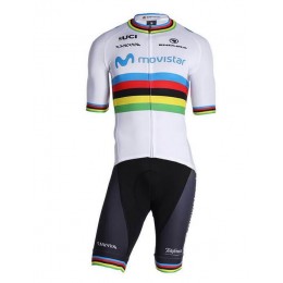 Fahrradbekleidung Radsport 2020 MOVISTAR TEAM World Champion Radbekleidung Satz Trikot Kurzarm+Trägerhosen Set Outlet QLER1 Fahrradbekleidung Radsport 2020 MOVISTAR TEAM World Champion Radbekleidung Satz Trikot Kurzarm+Trägerhosen Set Outlet QLER1