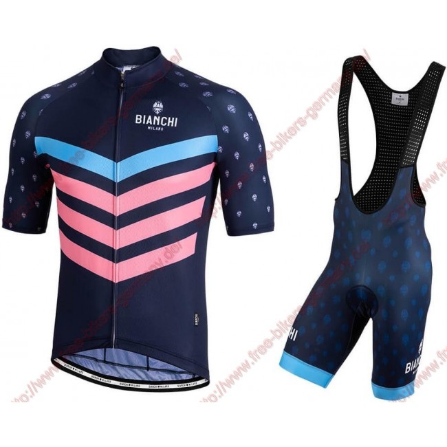 Profiteams BIANCHI MILANO Nicandro Blue Radbekleidung Satz Trikot Kurzarm+Trägerhosen Set Outlet Profiteams BIANCHI MILANO Nicandro Blue Radbekleidung Satz Trikot Kurzarm+Trägerhosen Set Outlet