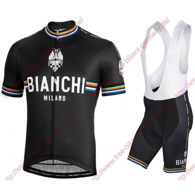 Profiteams BIANCHI MILANO New Pride black Radbekleidung Satz Trikot Kurzarm+Trägerhosen Set Outlet Profiteams BIANCHI MILANO New Pride black Radbekleidung Satz Trikot Kurzarm+Trägerhosen Set Outlet