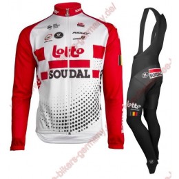 Profiteams Lotto Soudal 2019 Radsport Fahrradbekleidung Trikot Langarm+Lang Trägerhose