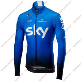 Profiteams TEAM SKY 2019 Ocean Rescue Thermal Radsport Trikot Langarm Profiteams TEAM SKY 2019 Ocean Rescue Thermal Radsport Trikot Langarm