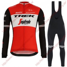 Profiteams Trek Segafredo 2019 rot Radsport Fahrradbekleidung Trikot Langarm+Lang Trägerhose Profiteams Trek Segafredo 2019 rot Radsport Fahrradbekleidung Trikot Langarm+Lang Trägerhose