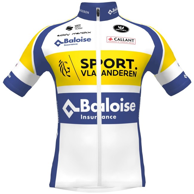 Sport Vlaanderen-Baloise 2022 Radtrikot kurzarm Sport Vlaanderen-Baloise 2022 Radtrikot kurzarm