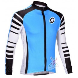 2015 ASSOS blau Fahrradtrikot Langarm BQKS590