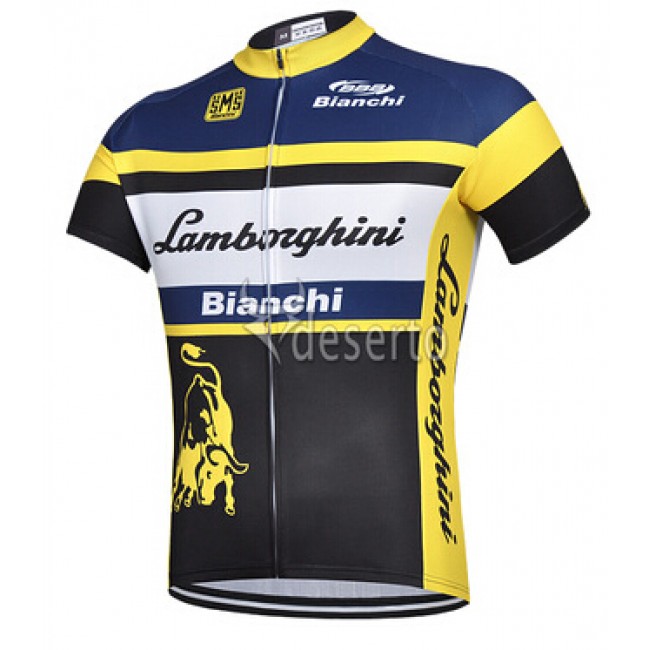 2015 Lamborghini Bianchi Radtrikot Kurzarm JOUJ611 2015 Lamborghini Bianchi Radtrikot Kurzarm JOUJ611
