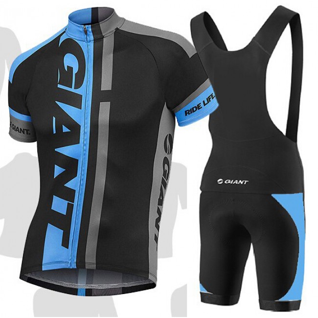2015 Giant blau schwarz Fahrradbekleidung Satz Fahrradtrikot Kurzarm Trikot und Kurz Trägerhose QKUN876 2015 Giant blau schwarz Fahrradbekleidung Satz Fahrradtrikot Kurzarm Trikot und Kurz Trägerhose QKUN876