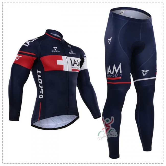 2015 Iam Fahrradbekleidung Radtrikot Satz Langarm und Lange Fahrradhose GEJM442 2015 Iam Fahrradbekleidung Radtrikot Satz Langarm und Lange Fahrradhose GEJM442