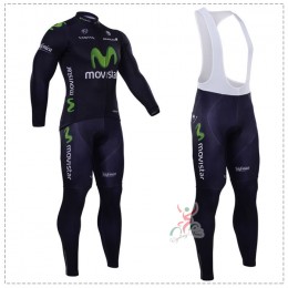 2015 Movistar Fahrradbekleidung Radtrikot Satz Langarm und Lange Trägerhose EFFK757 2015 Movistar Fahrradbekleidung Radtrikot Satz Langarm und Lange Trägerhose EFFK757