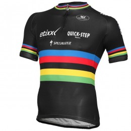 2015 Etixx Quick-Step Champion Du Monde Radtrikot Kurzarm HCVC322 2015 Etixx Quick-Step Champion Du Monde Radtrikot Kurzarm HCVC322