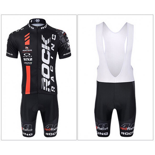 2015 Rock Racing Fahrradbekleidung Satz Fahrradtrikot Kurzarm Trikot und Kurz Trägerhose rot schwarz ASHE927 2015 Rock Racing Fahrradbekleidung Satz Fahrradtrikot Kurzarm Trikot und Kurz Trägerhose rot schwarz ASHE927