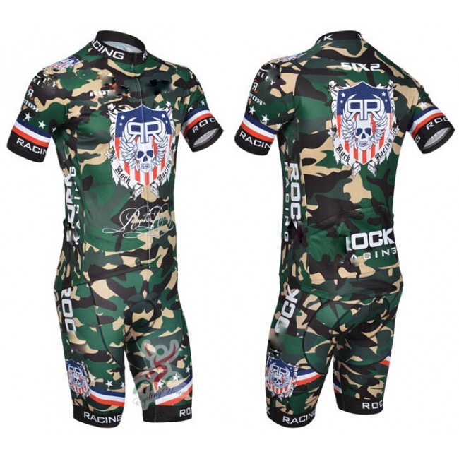 2015 Rock Racing Radbekleidung Radtrikot Kurzarm und Fahrradhosen Kurz Camouflage TZLQ461 2015 Rock Racing Radbekleidung Radtrikot Kurzarm und Fahrradhosen Kurz Camouflage TZLQ461
