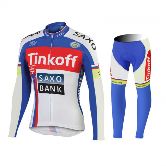 2015 Tinkoff Saxo Bank bleu Fahrradbekleidung Radtrikot Satz Langarm und Lange Fahrradhose DKIN277 2015 Tinkoff Saxo Bank bleu Fahrradbekleidung Radtrikot Satz Langarm und Lange Fahrradhose DKIN277