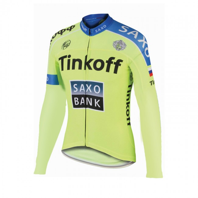 2015 Saxo bank Tionkff Fahrradtrikot Langarm LRYT786 2015 Saxo bank Tionkff Fahrradtrikot Langarm LRYT786