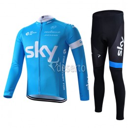 2015 Sky Fahrradbekleidung Radtrikot Satz Langarm und Lange Fahrradhose LTHR461 2015 Sky Fahrradbekleidung Radtrikot Satz Langarm und Lange Fahrradhose LTHR461