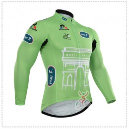 2015 Tour de France Fahrradtrikot Langarm vert MKQS289 2015 Tour de France Fahrradtrikot Langarm vert MKQS289